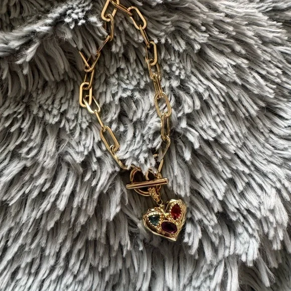 Kendra Scott Penny Gold Heart Chain Bracelet - Picture 3 of 3